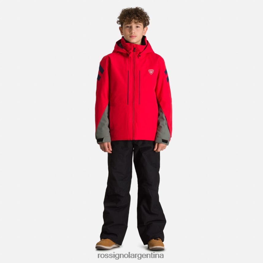 Rossignol Niños chaqueta de esquí 82LVV61234 deportes rojo tapas
