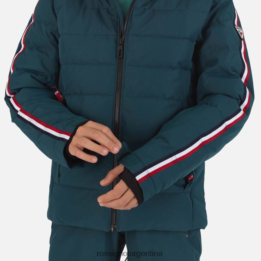 Rossignol Niños chaqueta de esquí hiver polidown 82LVV61167 verde azulado tapas