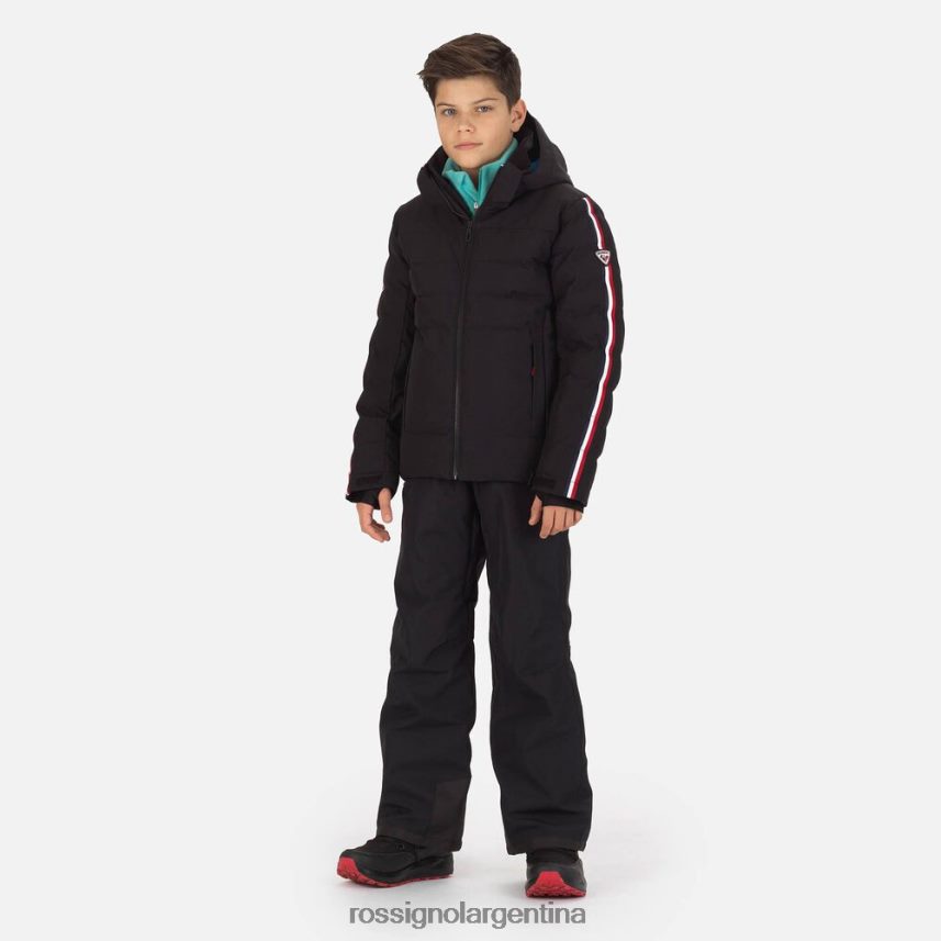 Rossignol Niños chaqueta de esquí hiver polidown 82LVV61201 negro tapas