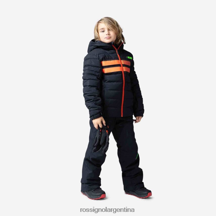 Rossignol Niños chaqueta de esquí rapide hero 82LVV61222 negro tapas