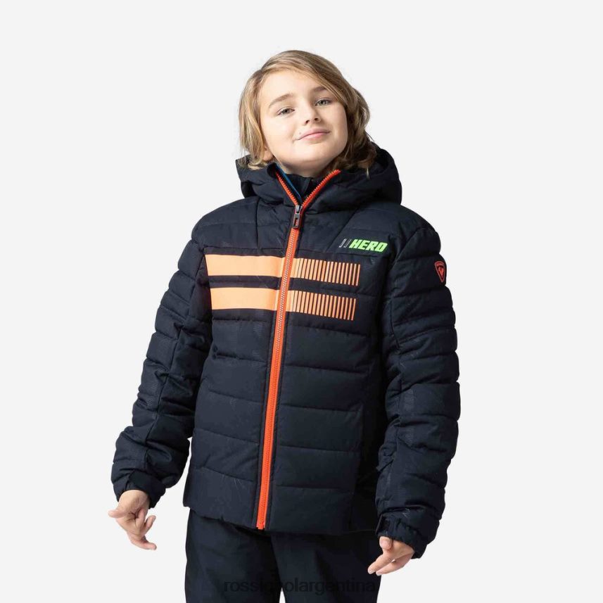 Rossignol Niños chaqueta de esquí rapide hero 82LVV61222 negro tapas