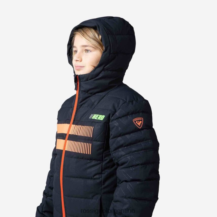 Rossignol Niños chaqueta de esquí rapide hero 82LVV61222 negro tapas
