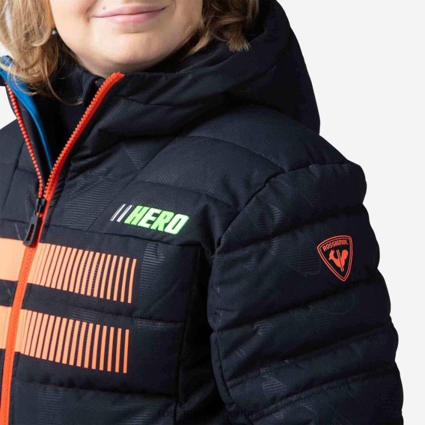 Rossignol Niños chaqueta de esquí rapide hero 82LVV61222 negro tapas