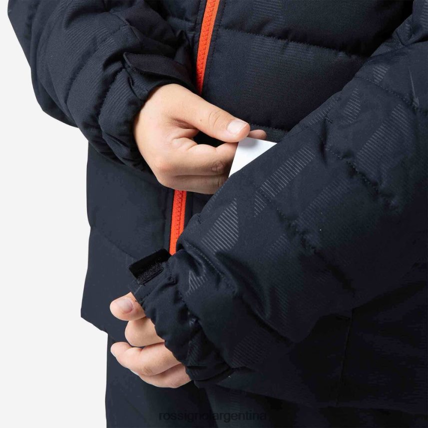 Rossignol Niños chaqueta de esquí rapide hero 82LVV61222 negro tapas