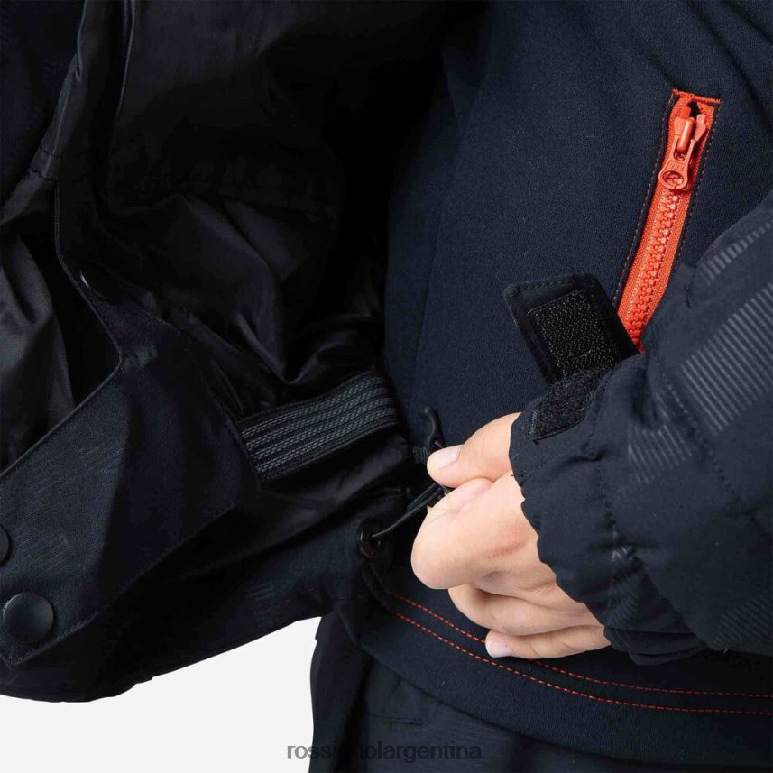 Rossignol Niños chaqueta de esquí rapide hero 82LVV61222 negro tapas