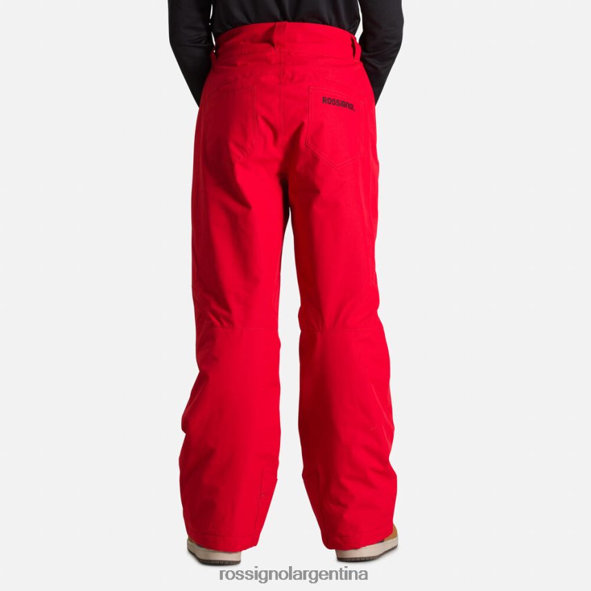 Rossignol Niños pantalones de esquí 82LVV61216 deportivorojo fondos