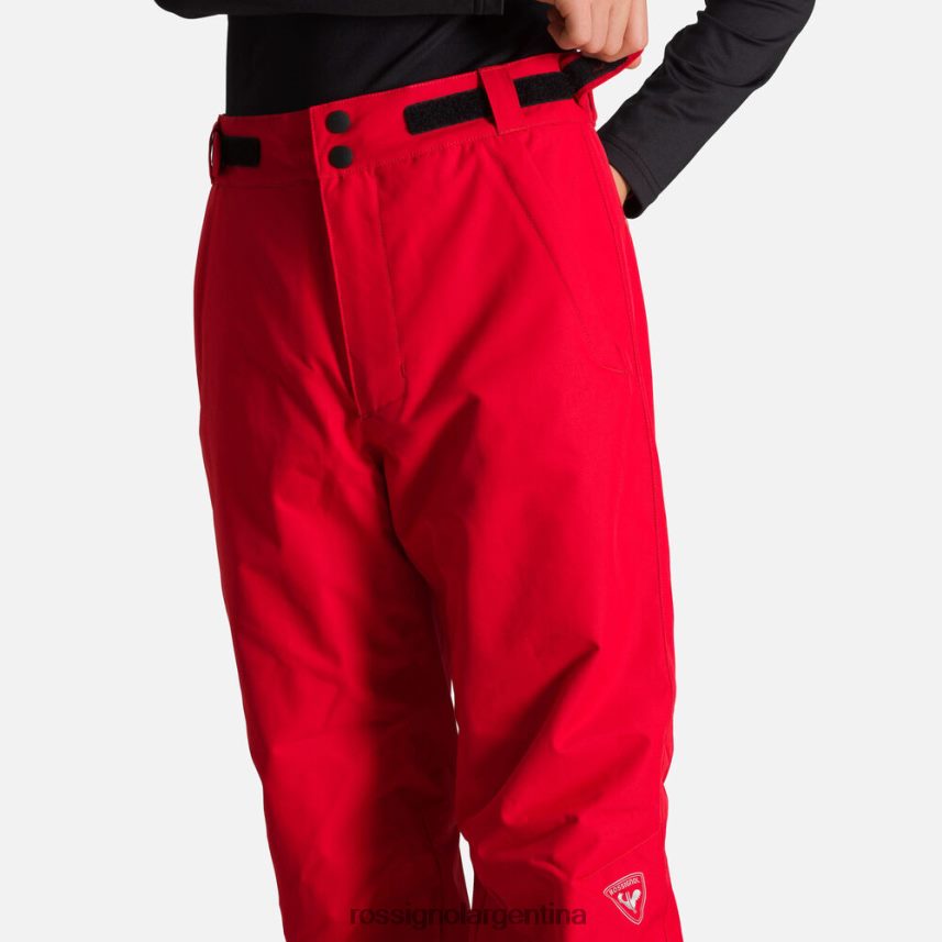 Rossignol Niños pantalones de esquí 82LVV61216 deportivorojo fondos